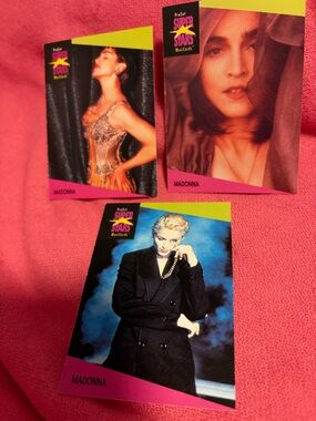 ProSet Superstars MusiCards #66 to 68 - MADONNA Queen of pop 90s